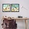 Stupell Industries Tropical Palms Increasing Heights 2 pc Framed Floater Canvas Wall Art Set Design by Devon Davis